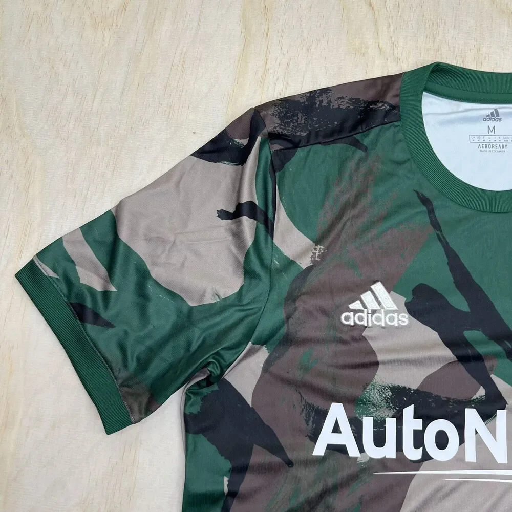 NEW Inter Miami CF adidas Camo 2021 Pre-Match  Performance Top Shirt MD